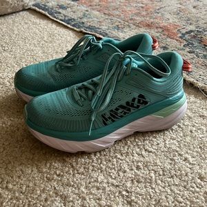 HOKA ONE ONE BONDI 7 running shoes - worn a few times!